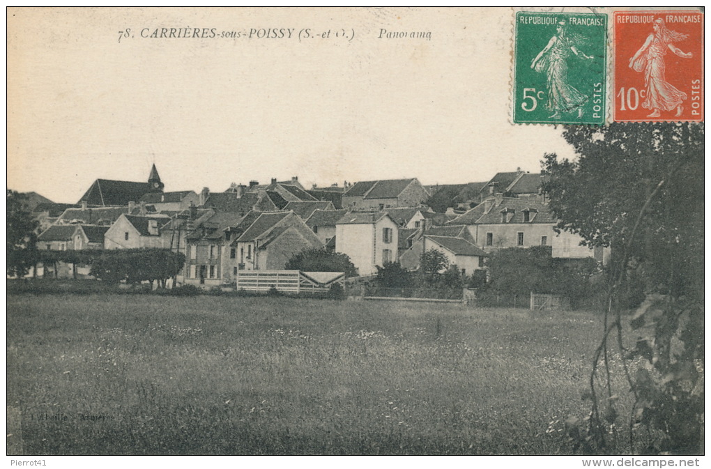 CARRIERES SOUS POISSY - Panorama - Carrieres Sous Poissy