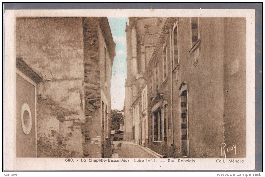 LA CHAPELLE - BASSE - MER . Rue Rabelais . - La Chapelle Basse-Mer