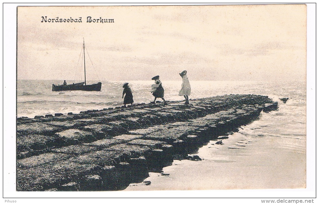 D4075     BORKUM : Nordseebad - Borkum