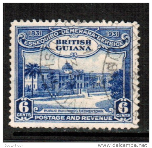 BRITISH GUIANA    Scott  # 208  VF USED - Brits-Guiana (...-1966)