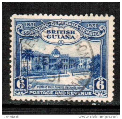 BRITISH GUIANA    Scott  # 208  VF USED - Guyana Britannica (...-1966)