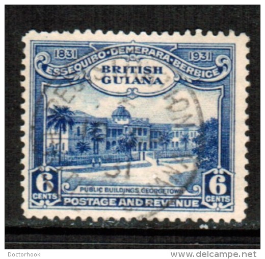 BRITISH GUIANA    Scott  # 208  VF USED - Guyane Britannique (...-1966)