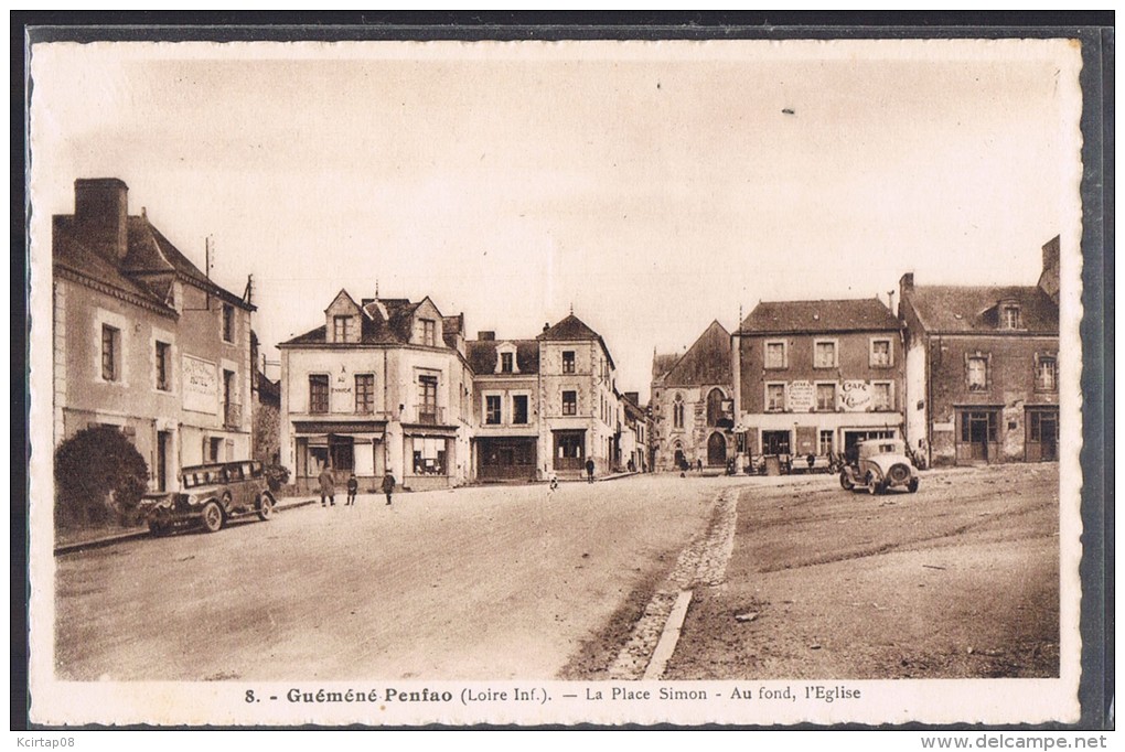 GUEMENE - PENFAO . La Place Simon . - Guémené-Penfao