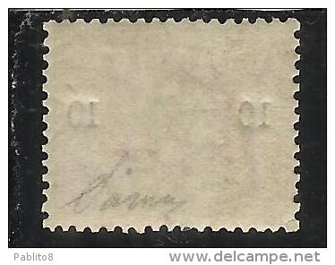 SAN MARINO 1892 CIFRA SOPRASTAMPATO SURCHARGE CENT.10 SU 20 II TIPO DISCRETA CENTRATURA MNH - Errors, Freaks & Oddities (EFO)