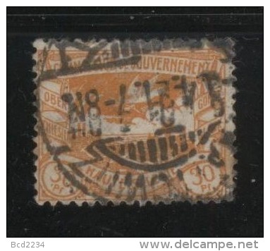 POLAND HAUTE SILESIE PLEBISCITE UPPER SILESIA 1920 30PF ORANGE USED KATTOWITZ KATOWICE - Usados