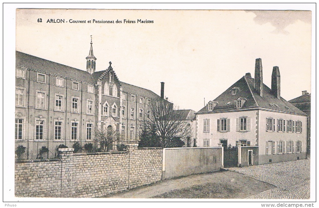 B4580    ARLON : Couvent Et Pensionnat Des Freres Maristen - Arlon