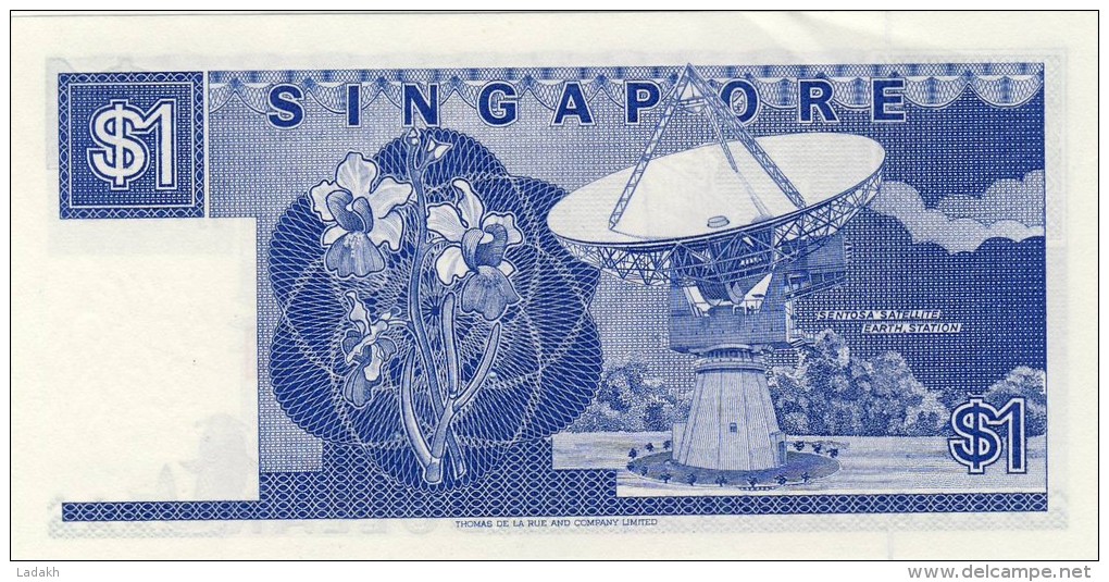 BILLET # SINGAPOUR # 1 DOLLAR # 1987 # PICK 18 # NEUF # - Singapore