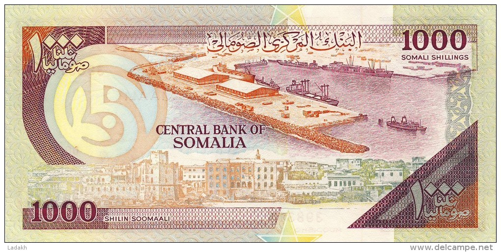 BILLET # SOMALIES  # 1000 SHILINS # 1990  # PICK 37 # NEUF # - Somalie