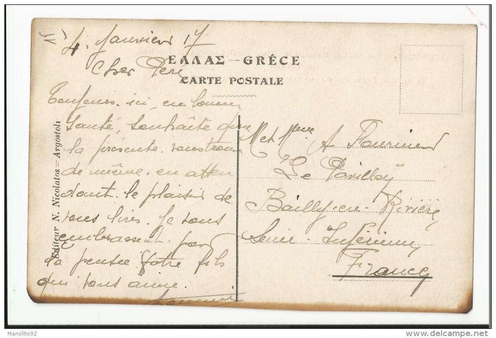 CPA MILITARIA : GRECE - Argostoli - La Sortie Matinale Des Français Pour L'achat De Vivres - Grèce