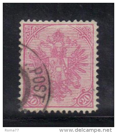 AP286 - BOSNIA ERZEGOVINA 1900 , 20 Heller Rosa N. 16B Dentellato 12 1/2 - Bosnia Erzegovina