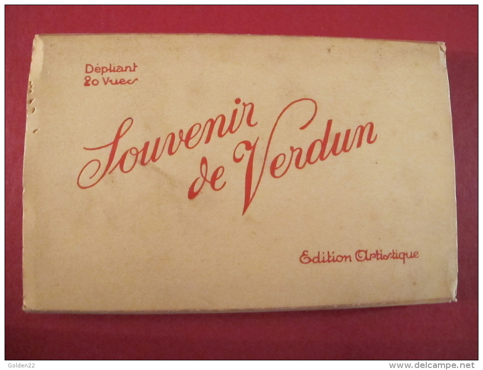 Souvenir De VERDUN. Dépliant 20 Cartes Postales - Verdun