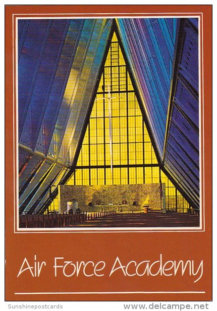 The Protestant Chapel U S Air Force Academy Colorado Springs Colorado 1989 - Colorado Springs