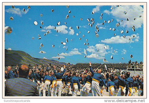 Jubilant Cedets At Graduation U S Air Force Academy Colorado Springs Colorado - Colorado Springs