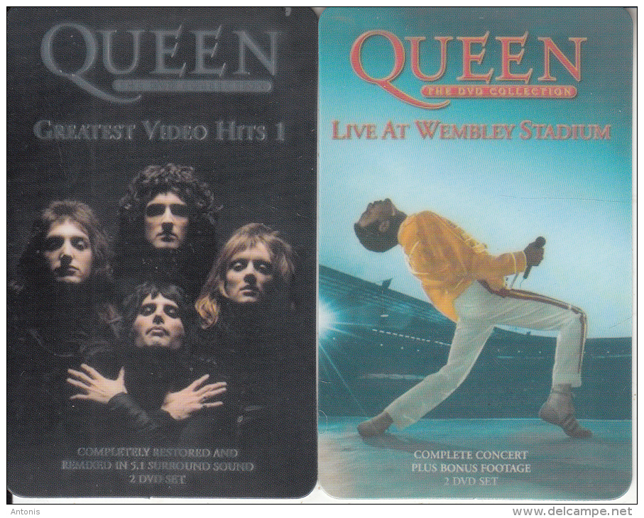 UK - Queen, Set Of 2 UK Prepaid Cards 20 Units, Exp.date 10/03, Mint - Altri & Non Classificati