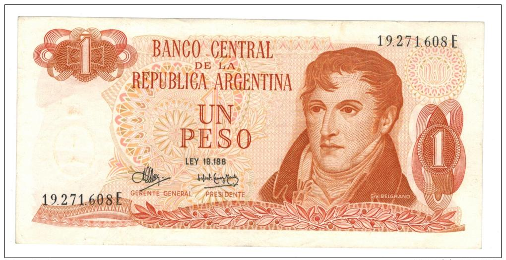 Argentina, 1 Peso, AUNC. - Argentine