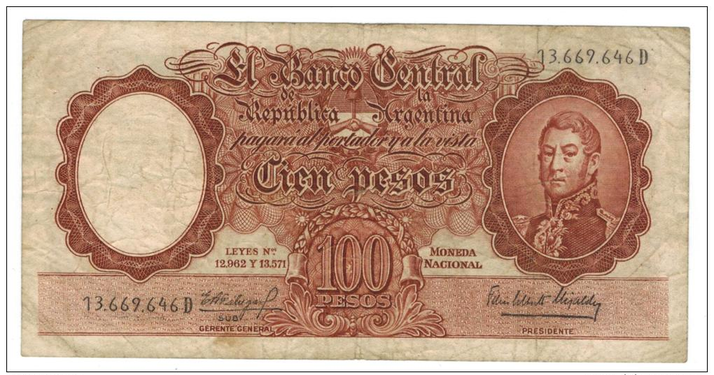 Argentina 100 Pesos, F. - Argentina