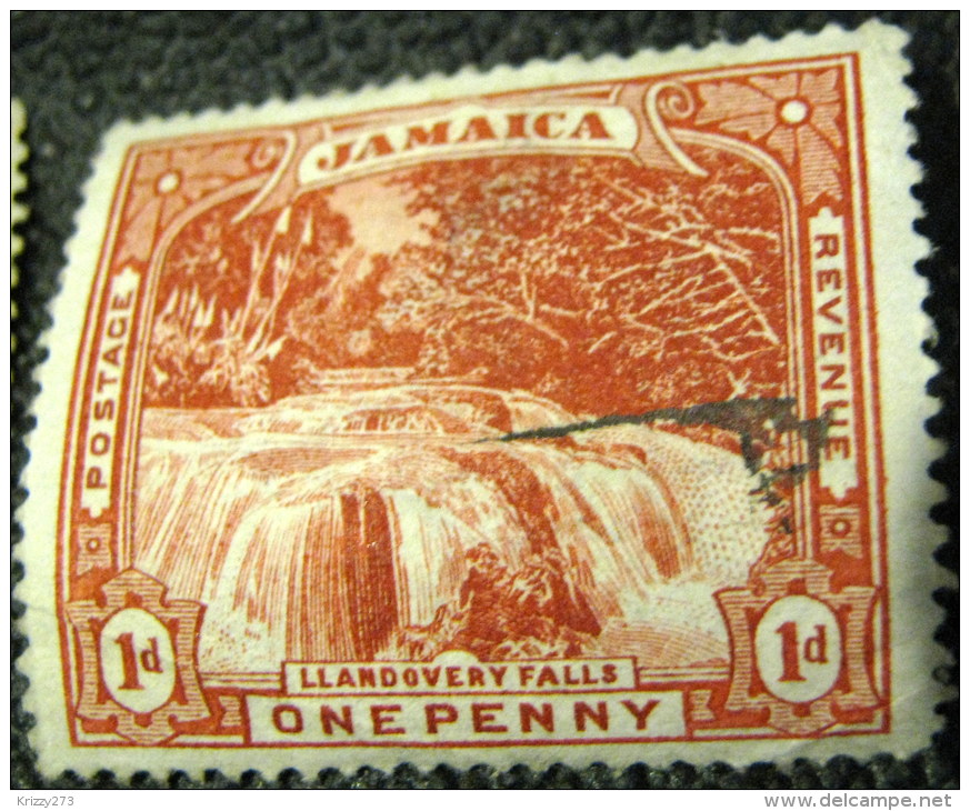 Jamaica 1900 Llandovery Falls 1d - Used - Jamaïque (...-1961)