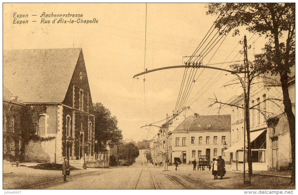 EUPEN (Belgique) Rue D'Aix La Chapelle  Animation - Eupen