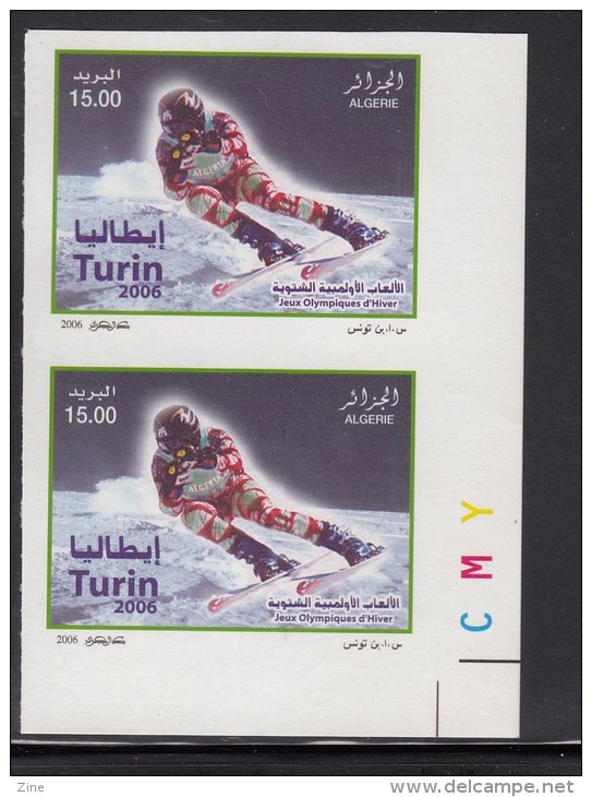 Algeria Yvert No. 1437 Imperforate  20th Olympic Winter Games Torino 2006 - Winter 2006: Turin