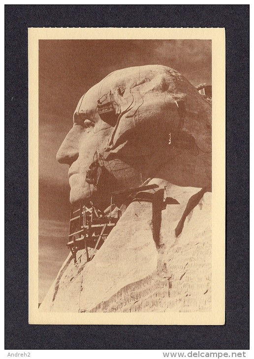 SOUTH DAKOTA BLACK HILLS MOUNT RUSHMORE MEMORIAL -  WASHINGTON WAS FIRST SCULPTOR GUTZON BORGIUM - RUSHMORE PHOTO - Mount Rushmore