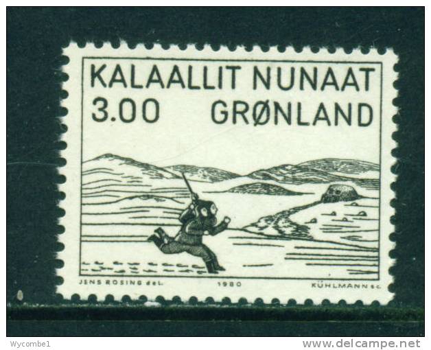 GREENLAND - 1980 Art 3k Mounted Mint - Nuevos