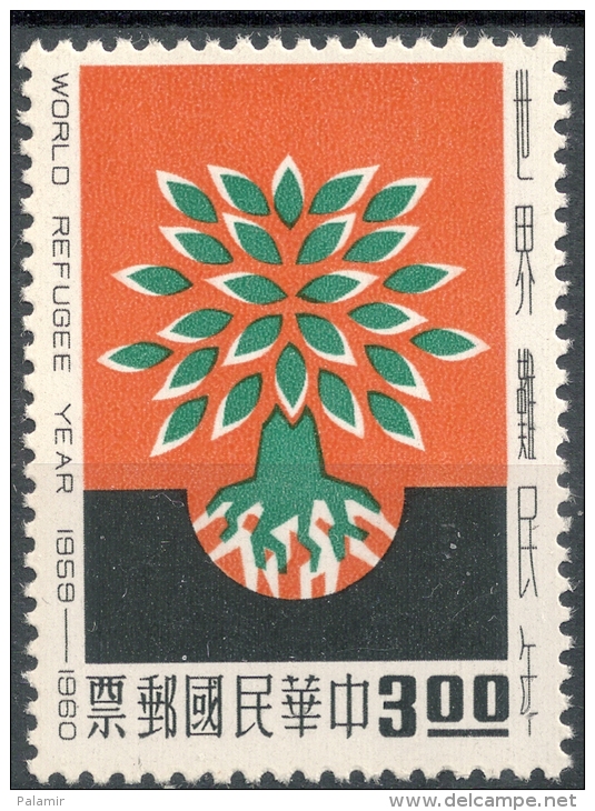 Republic Of China   1960  World Refugee Year  3$  MNH   Scott#1253 - Ongebruikt