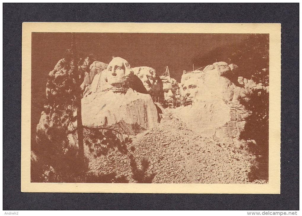 SOUTH DAKOTA BLACK HILLS MOUNT RUSHMORE MEMORIAL - THE ENGINEERING OF MT. RUSHMORE - Mount Rushmore
