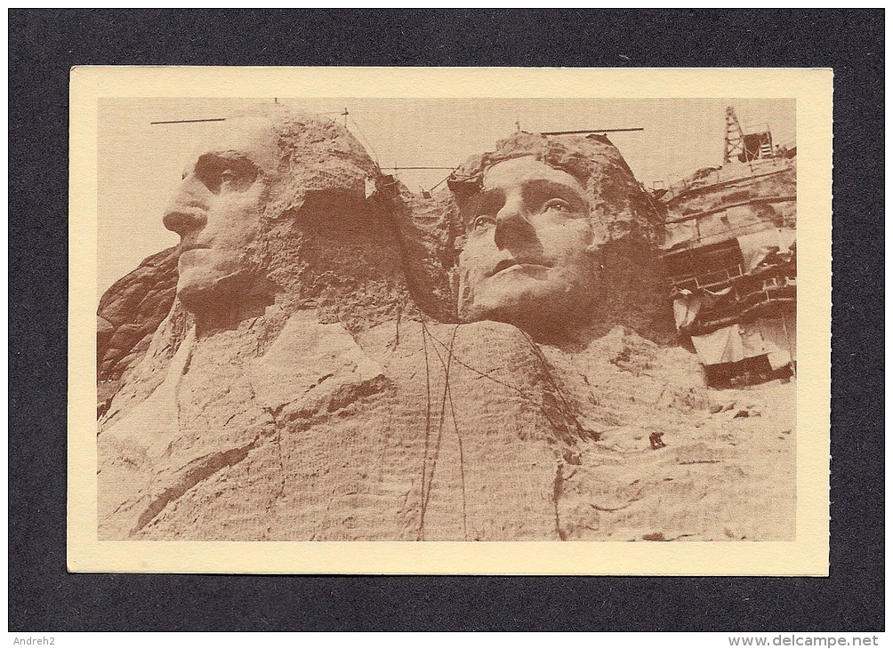 SOUTH DAKOTA BLACK HILLS MOUNT RUSHMORE MEMORIAL - RUSHMORE WAS NOT CARVED - Mount Rushmore