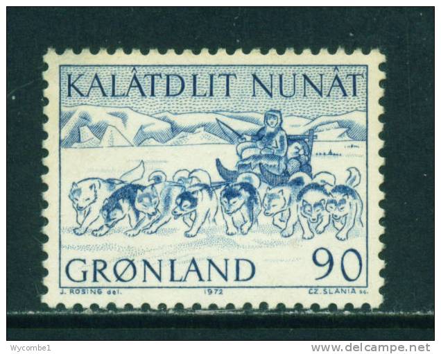 GREENLAND - 1971 Mail Transport 90o Mounted Mint - Neufs