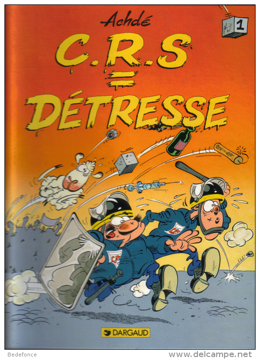 C.R.S. = Détresse - 1 - De Achdé, édition Originale - C.R.S. = Détresse