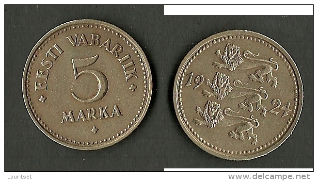 ESTLAND Estonia Estonie 1924 - 5 Marka - Estland