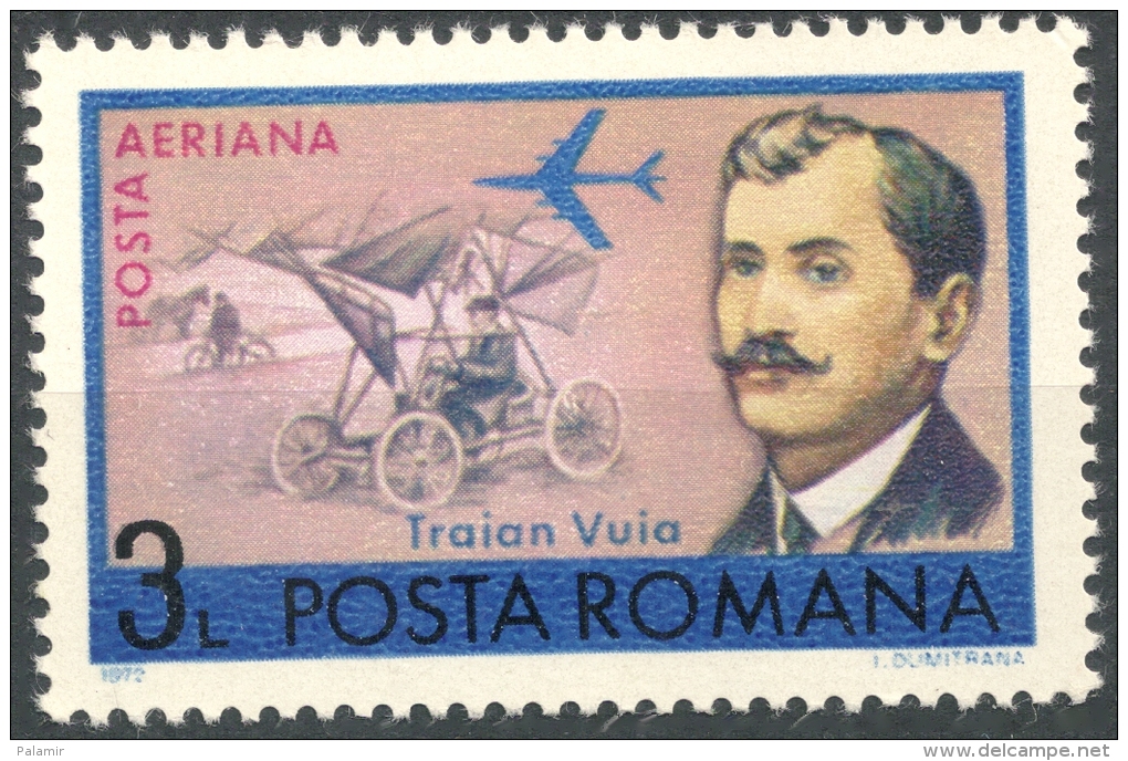 Romania 1972  Traian Vuia   3L  MH  Scott#C190 - Ongebruikt