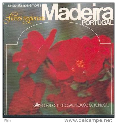 Portugal ** & Carteira Anual, Flores Regionais  Da  Madeira, Tudo Em Selos 1983 (868) - Booklets