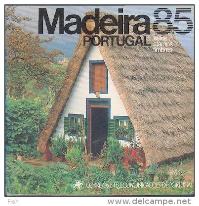 Portugal ** & Carteira Anual Da Madeira, Tudo Em Selos 1985 (877) - Libretti