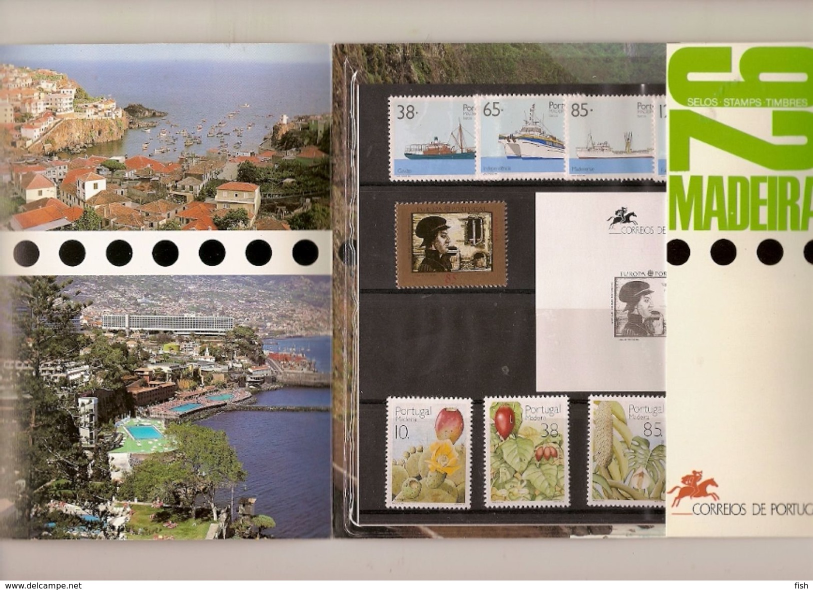 Portugal ** & Carteira Anual Madeira, Tudo Em Selos 1992 (868) - Booklets