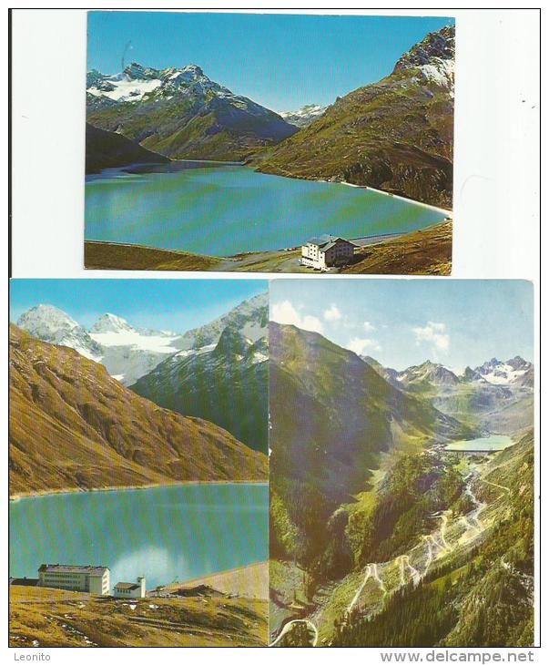 SILVRETTA STAUSEE Alpengasthof PIZ BUIN Hochalpenstrasse Vorarlberg Gaschurn Bludenz 3 Karten - Gaschurn