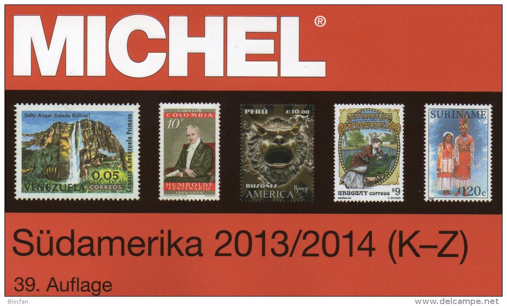 Südamerika Band 3/2 K-Z MICHEL Stamp Catalogue 2014 New 79€ II: Paraguay Peru Surinam Uruguay Catalogue Of South-America - Tedesco