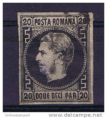 Romania: Mi Nr 16 X  Used - 1858-1880 Moldavia & Principality