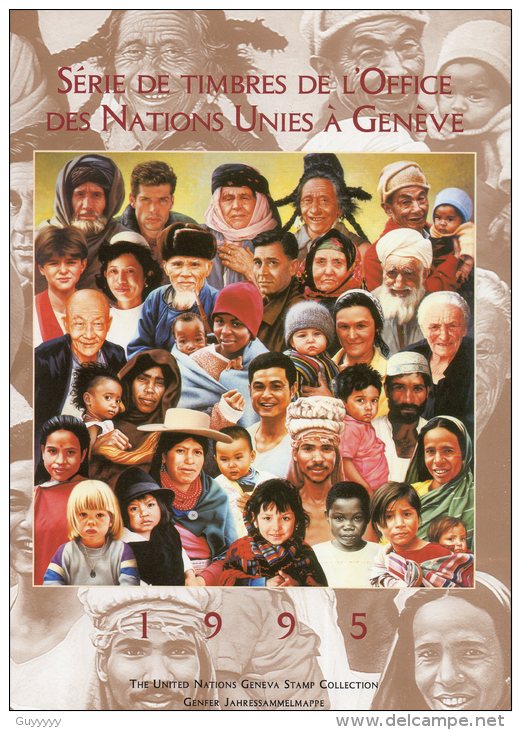 Nations Unies (Genève) - Fascicule De L'Année 1995 - 20 Timbres Et 1 Bloc Feuillet Oblitérés - Used Stamps