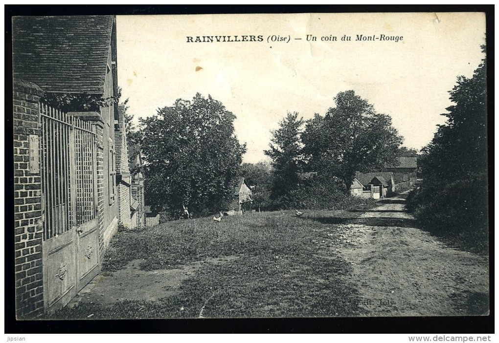 Cpa  Du 60  Rainvillers  Un Coin Du Mont Rouge ... Auneuil Beauvais   HRT4 - Auneuil