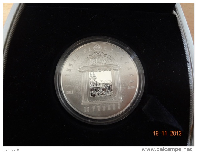 Belarus 2011 I. Bujnitski. The 150th Anniversary 10 Rubles Silver Coin UNC With Certificate And Box - Wit-Rusland