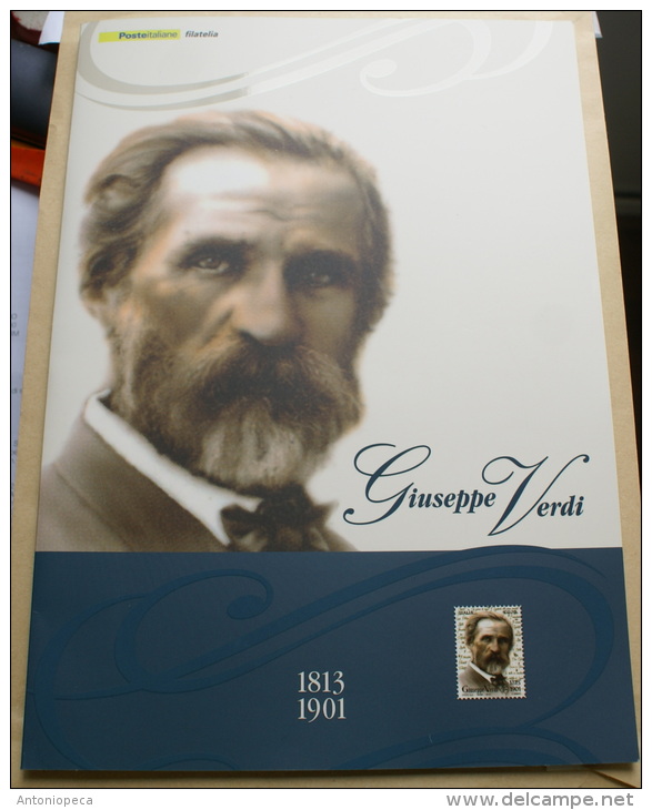 ITALY 2013 - OFFICIAL FOLDER "GIUSEPPE VERDI" 10 OTTOBRE 2013 - Pochettes