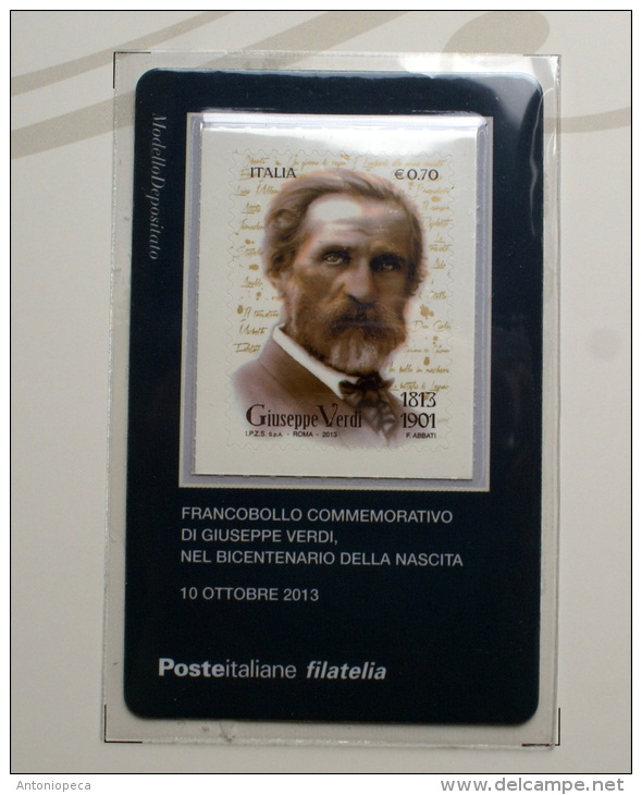 ITALY 2013 - OFFICIAL FOLDER "GIUSEPPE VERDI" 10 OTTOBRE 2013 - Pochettes