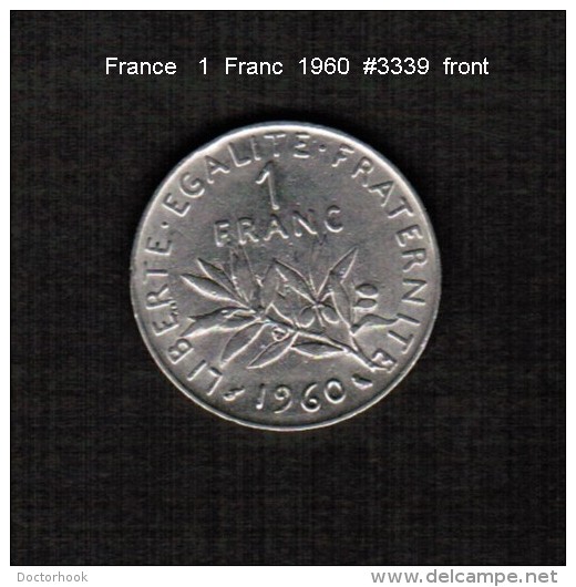 FRANCE    1  FRANC  1960  (KM # 925.1) - Other & Unclassified