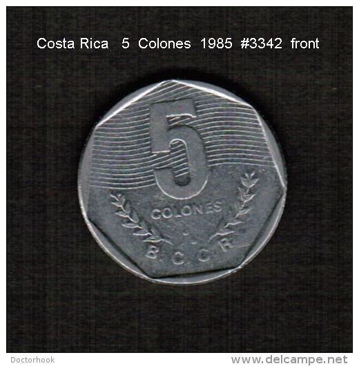 COSTA RICA    5  COLONES  1985  (KM # 214.2) - Costa Rica