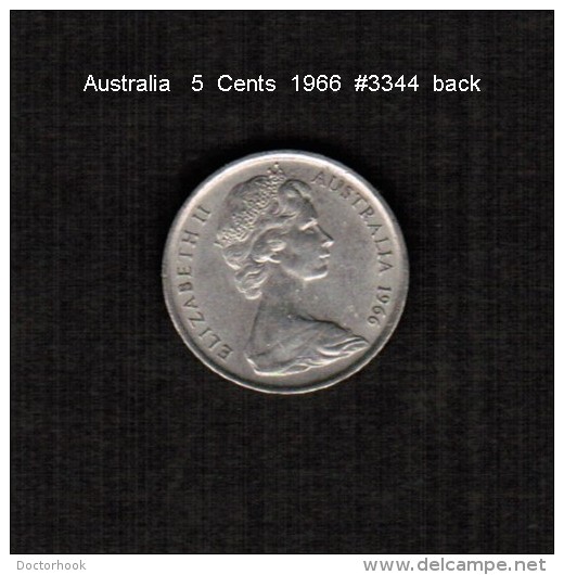 AUSTRALIA    5  CENTS  1966  (KM # 64) - 10 Cents