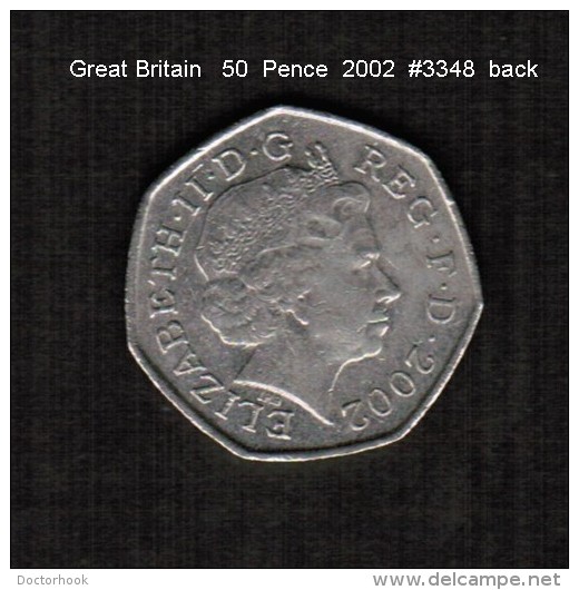 GREAT BRITAIN   50  PENCE  2002  (KM # 991) - 50 Pence