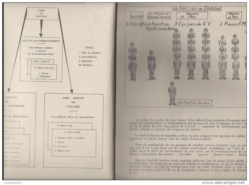 Document/Ecole D'Application De  L'INFANTERIE/ La Section De Combat Du Type Binaire/ FRANCE/1956   LIV22 - Documents