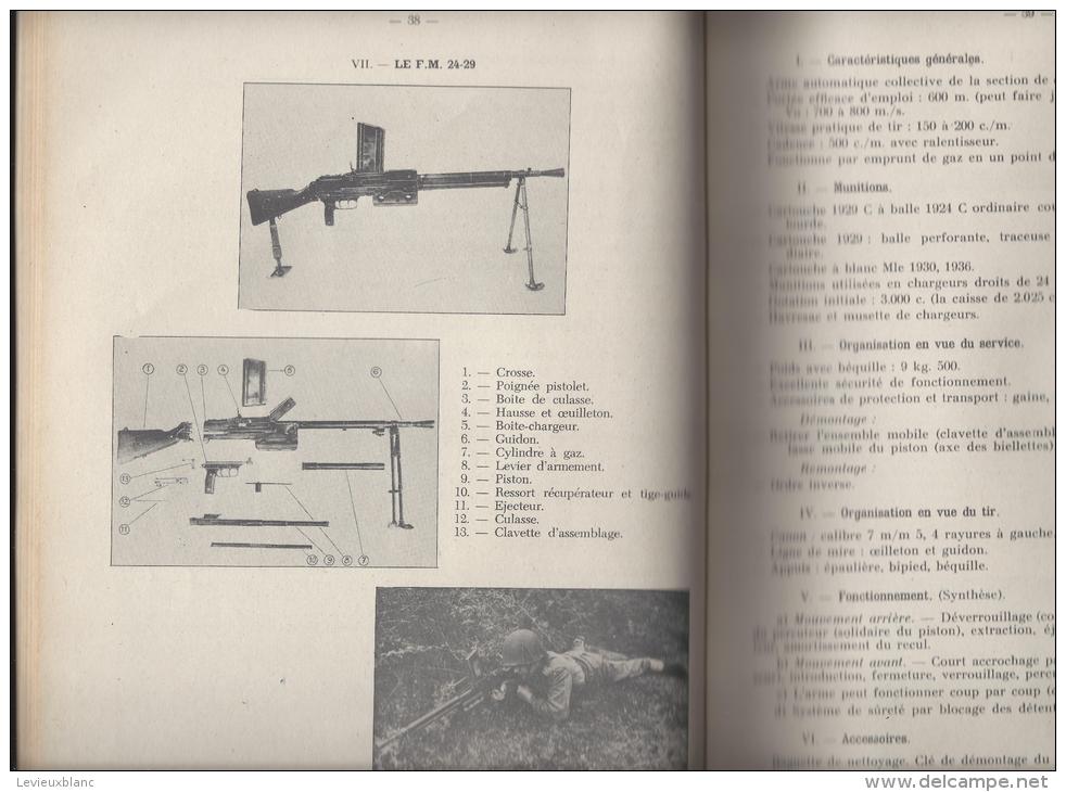 Document/Ecole d'Application de  l'INFANTERIE/ La Section de Combat du Type Binaire/ FRANCE/1956   LIV22