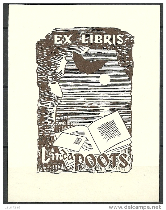 Estland Estonia Estonie Ex Libris Linda POOTS - Ex-libris